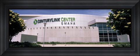 Framed Facade of a convention center, Century Link Center, Omaha, Nebraska, USA Print