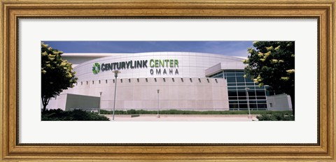 Framed Facade of a convention center, Century Link Center, Omaha, Nebraska, USA Print