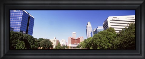 Framed Buildings in a city, Omaha, Nebraska Print