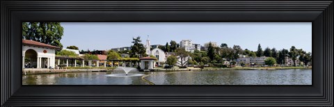 Framed Lake Merritt in Oakland, California, USA Print