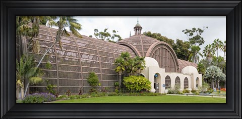 Framed Botanical Building in Balboa Park, San Diego, California, USA Print