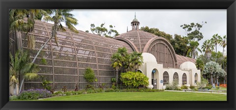 Framed Botanical Building in Balboa Park, San Diego, California, USA Print