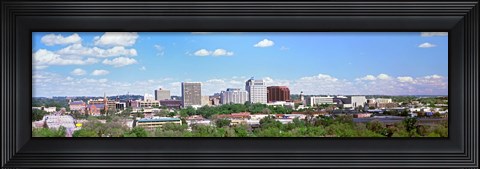 Framed Buildings in a city, Colorado Springs, Colorado Print