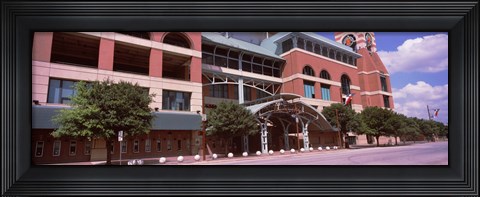 Framed Facade of a baseball stadium, Minute Maid Park, Houston, Texas, USA Print