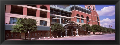 Framed Facade of a baseball stadium, Minute Maid Park, Houston, Texas, USA Print