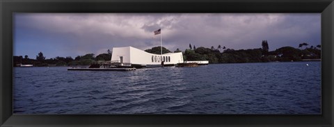 Framed Pearl Harbor, Honolulu, Hawaii Print