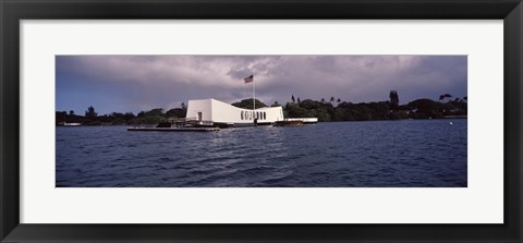 Framed Pearl Harbor, Honolulu, Hawaii Print