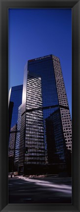 Framed Bank building in a city, Key Bank Building, Denver, Colorado, USA Print