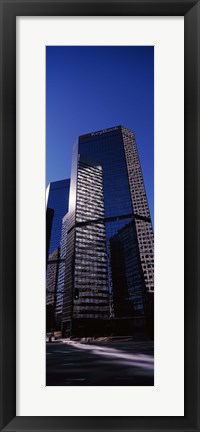 Framed Bank building in a city, Key Bank Building, Denver, Colorado, USA Print