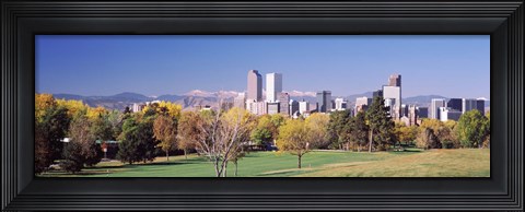 Framed Buildings of Downtown Denver, Colorado, USA Print