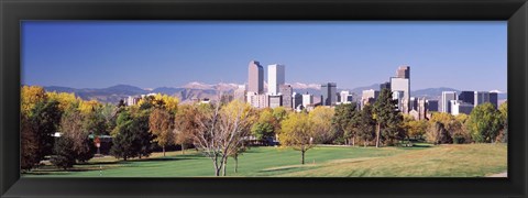 Framed Buildings of Downtown Denver, Colorado, USA Print
