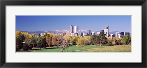 Framed Buildings of Downtown Denver, Colorado, USA Print