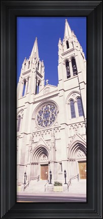 Framed Facade of Cathedral Basilica of the Immaculate Conception, Denver, Colorado, USA Print