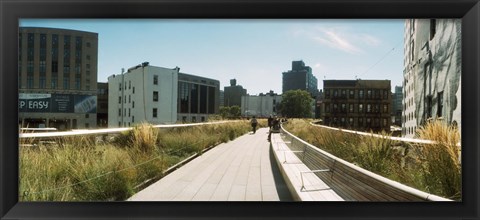 Framed Pathway, Chelsea, Manhattan, New York City, New York State, USA Print