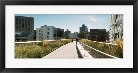 Framed Pathway, Chelsea, Manhattan, New York City, New York State, USA Print