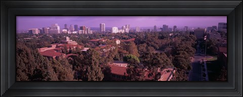 Framed University campus, University Of California, Los Angeles, California, USA Print