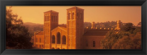 Framed Royce Hall at an university campus, University of California, Los Angeles, California, USA Print