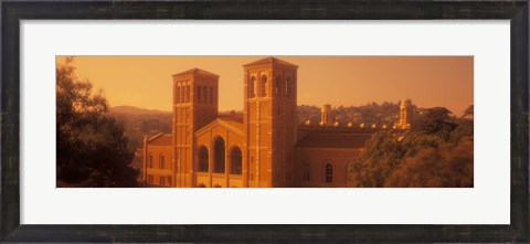Framed Royce Hall at an university campus, University of California, Los Angeles, California, USA Print