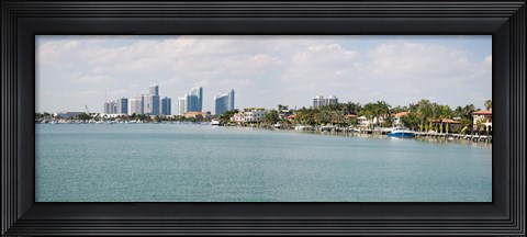 Framed Buildings at the waterfront, Miami, Florida, USA (daytime) Print
