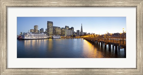 Framed San Francisco Pier, San Francisco, Califorina Print