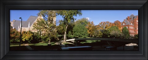 Framed Music and Science Hall, Park Street, University of Wisconsin, Madison, Dane County, Wisconsin, USA Print