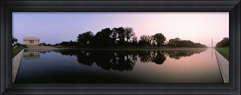 Framed Reflecting Pool, Washington DC Print