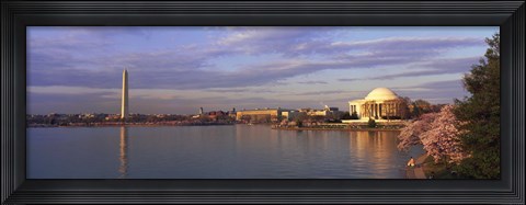 Framed USA, Washington DC, Tidal Basin, spring Print