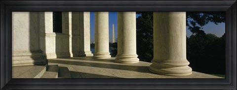 Framed USA, District of Columbia, Jefferson Memorial Print