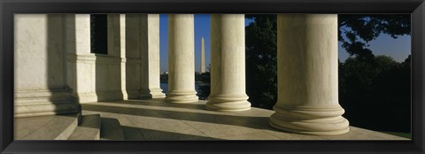 Framed USA, District of Columbia, Jefferson Memorial Print