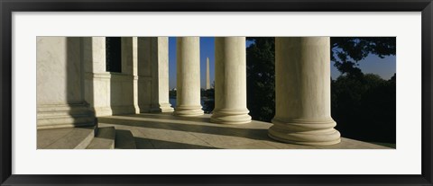 Framed USA, District of Columbia, Jefferson Memorial Print