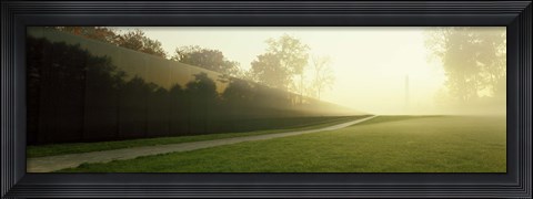 Framed Vietnam Veterans Memorial, Washington DC, District Of Columbia, USA Print