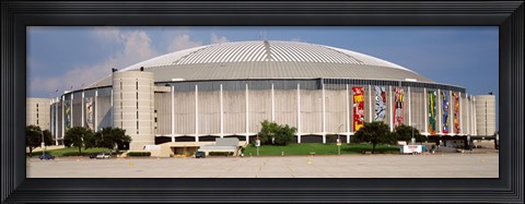 Framed Baseball stadium, Houston Astrodome, Houston, Texas, USA Print