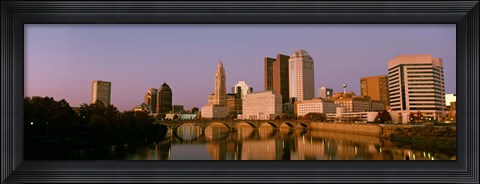 Framed Scioto River Columbus OH Print