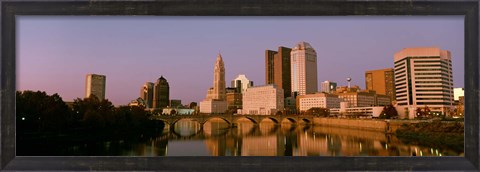 Framed Scioto River Columbus OH Print