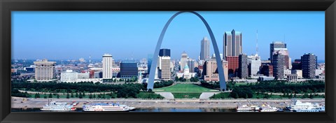 Framed USA, Missouri, St. Louis, Gateway Arch Print