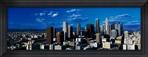 Framed Skyline from TransAmerica Center Los Angeles CA USA Print