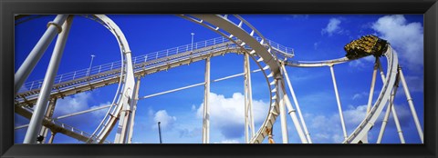 Framed Batman The Escape Rollercoaster, Astroworld, Houston, Texas, USA Print