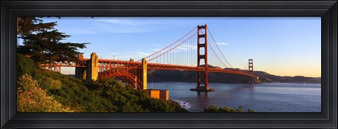 Framed Golden Gate Bridge from a Distance Print