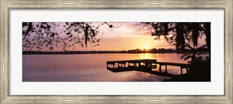 Framed Lake Whippoorwill, Sunrise, Florida Print