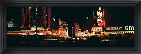 Framed Las Vegas NV Downtown Neon, Fremont St Print