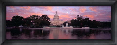 Framed US Capitol at Dusk, Washington DC Print