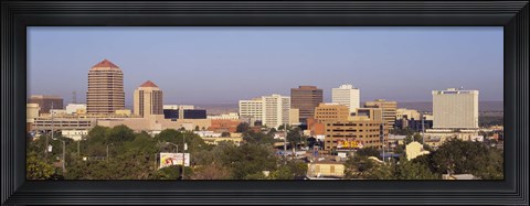Framed Buildings in a city, Albuquerque, New Mexico, USA Print