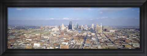 Framed Buildings in a city, Hyatt Regency Crown Center, Kansas City, Jackson County, Missouri, USA Print