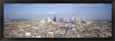 Framed Buildings in a city, Hyatt Regency Crown Center, Kansas City, Jackson County, Missouri, USA Print