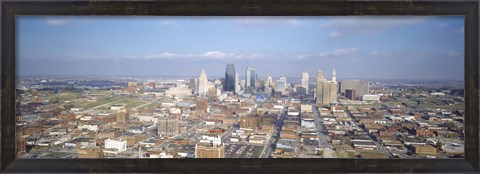 Framed Buildings in a city, Hyatt Regency Crown Center, Kansas City, Jackson County, Missouri, USA Print