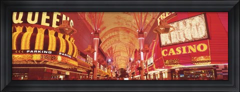 Framed Fremont St Experience, Las Vegas, NV Print