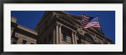 Framed Low angle view of a courthouse, Fort Worth, Texas, USA Print