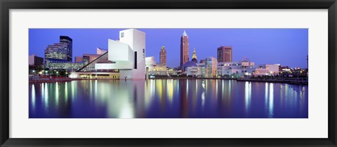 Framed Rock And Roll Hall Of Fame, Cleveland Print