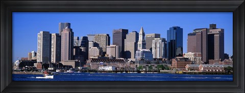 Framed Skyline, Cityscape, Boston, Massachusetts, USA, Print