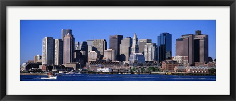 Framed Skyline, Cityscape, Boston, Massachusetts, USA, Print